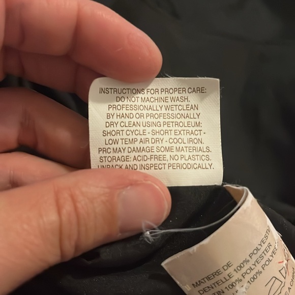 Impression Bridal formal dress, women’s size 14, black shiny - Picture 11 of 12